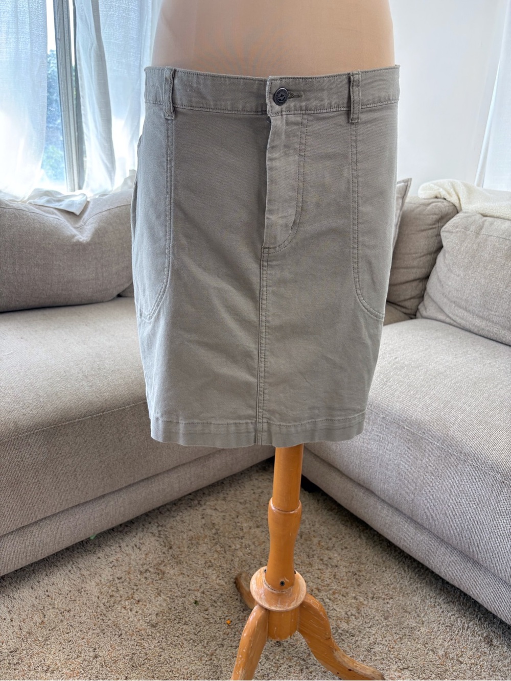 Patagonia Gray Utility Skirt- short